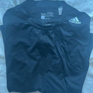 Adidas compress working out long sleeve